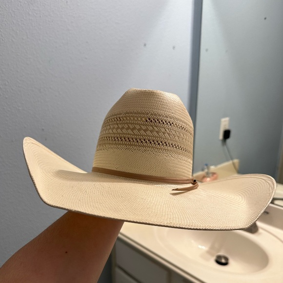 RESISTOL Straw Cowboy Hat - Picture 1 of 5